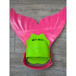 FINIS Mermaid Swim Monofin - Pink/Green Kids Swimming‎ Tail - With Backpack!